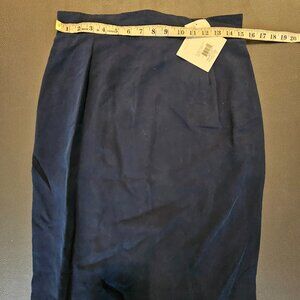 Theo Miles Silk Blue Skirt